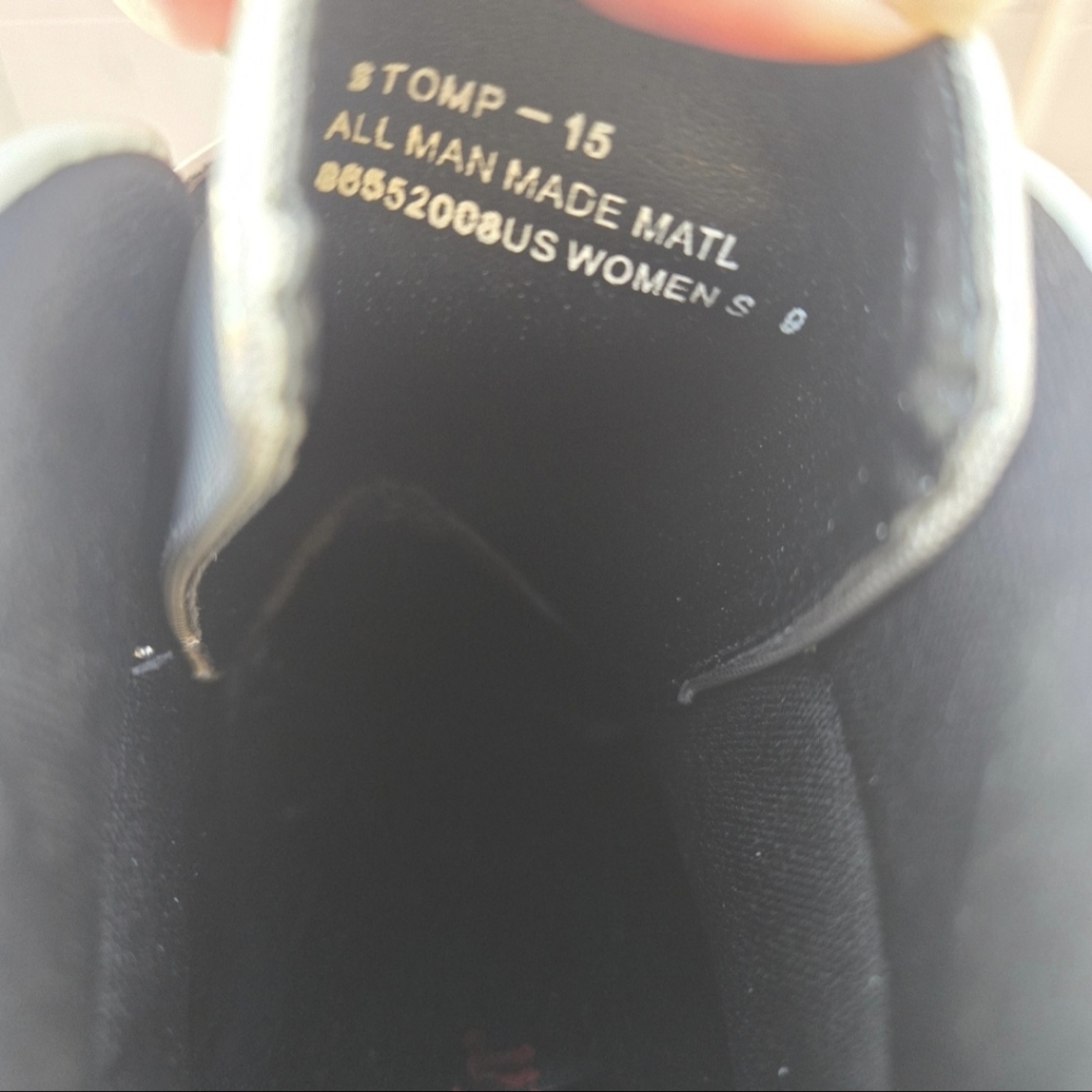 Demonia Stomp-15 White Patent Platform Boots - image 8